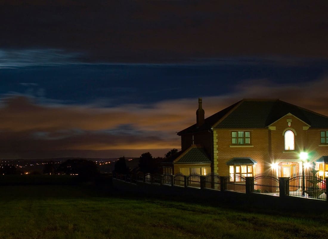 Personal Insurance - Big House at Night